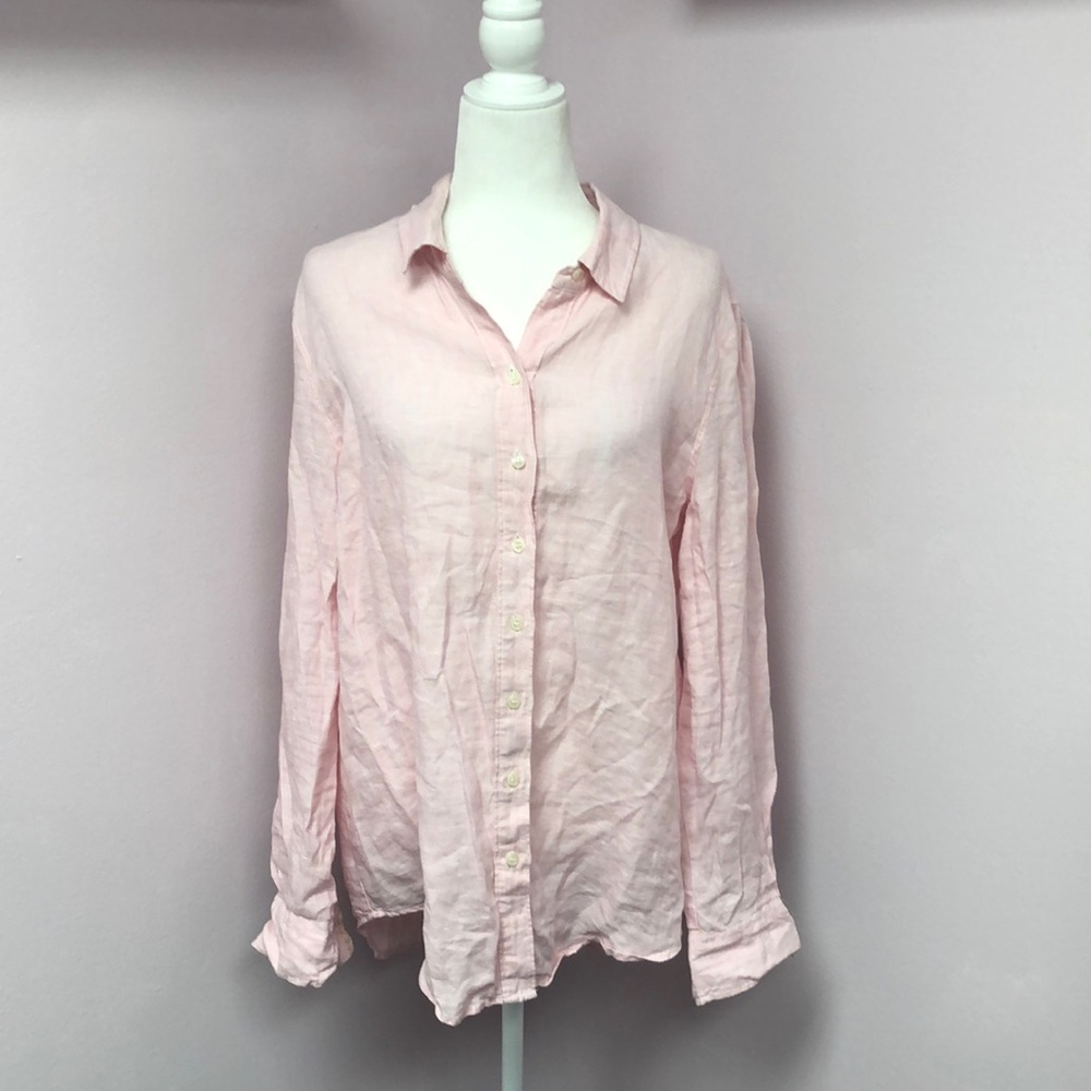 Workshop Republic Clothing Linen Button Down
